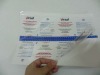 PP waterproof self adhesive sticker/label printed for packaging