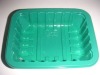 PS disposable  green food packing plastic tray