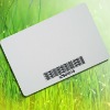 PVC Blank Barcode White Card