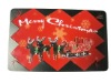 PVC Christmas gift card