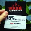 Plastic discount card for  clubs
