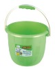 Plastic pail with handle
