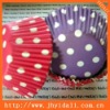 Polka dots baking cups for muffins