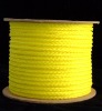 Polypropylene hollow braided rope