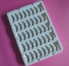 Polystyrene plastic packing tray for electronics parts packing