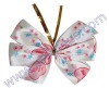 Printed satin ribbon trim bow,promotional gift, candy bag twist tie bow, food packaging bow