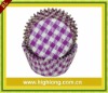 Purple Gingham baking cup,paper baking muffin cases ,Many colours available