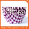 Purple grid cupcake cases paper mould