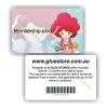 Restaurant plastic PVC membership card