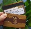Royalty plastic vip card with signature panel