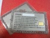 Silver metal chip card