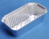 Small Rectangular aluminum foil container