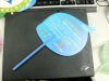 Supply: Offset print PP plastic folding Fans with handle
