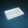 White PP plastic tray for food