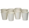 White Paper Hot Cups 10oz Squat 90mm