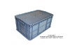 YHX-054 durable logistic plastic crate plastic turnover crate with lid