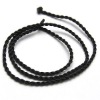 black cotton braided  rope