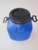 blue rectangular plastic bucket 50L