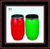 chemical plastic drum with iron ring