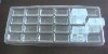clean transparent PVC blister tray