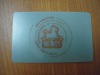 clear business card, transparnet business card, with silk printing
