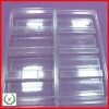 Clear plastic blister tray for electron packaging