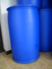 closed plastic barrel with 2 holes 200L