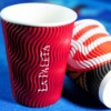 colorful S-triple wall paper cups