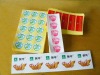 colorful printed paper adhesive sticker