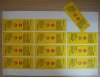 colour printed self adhesive Label