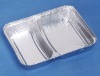 Compartment aluminium foil container