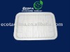 Compostable disposable tray