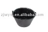 constuction rubber bucket,classic rubber pail,feed bucket