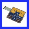 custom made polyester tactile membrane switch with embossing key bitton