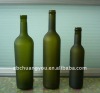 dark green frosting glass wine bottle/wine packing