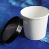 disposable paper soup cup with lids