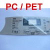 Domed button PET / PC printing membrane front panel