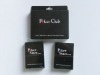 double pack plastic playing cards with airplane hole