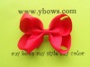 fashion red boutique hair bow