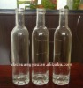 flint glass vodka bottle 375ml glass bottle (K)