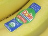 fresh banana fruit label