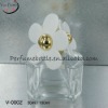 glass perfume bottle like flowers