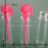 glass vials with plugs