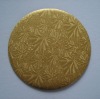 gold embossed cake board
