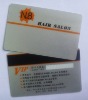 hico plastic magetic stripe card with signature panel