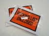 high quality self-adhesive packing list envelope P005