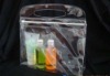 Hot sale! Promotional transparent pvc zipper cosmetic bag