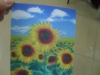 hotsales paper amazing 3d cards of sunflower