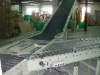 industrial production line rubber belt conveyor system