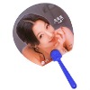 Middle handle advertising fan